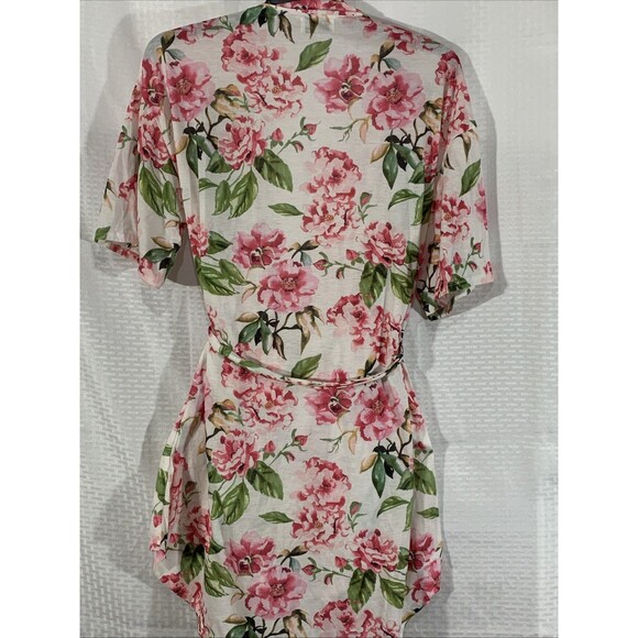 Show Me Your Mumu Floral Robe Womens 0/S Pink Small - Picture 4 of 5